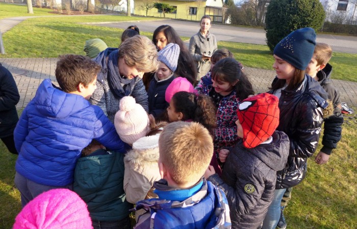 Kinder haben sich sehr über die Überraschung gefreut