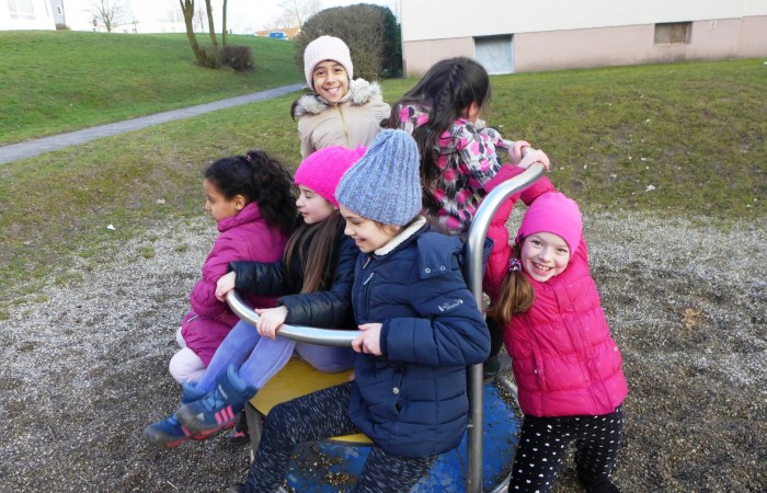 Unterwegs haben wir einige Spielplätze entdeckt