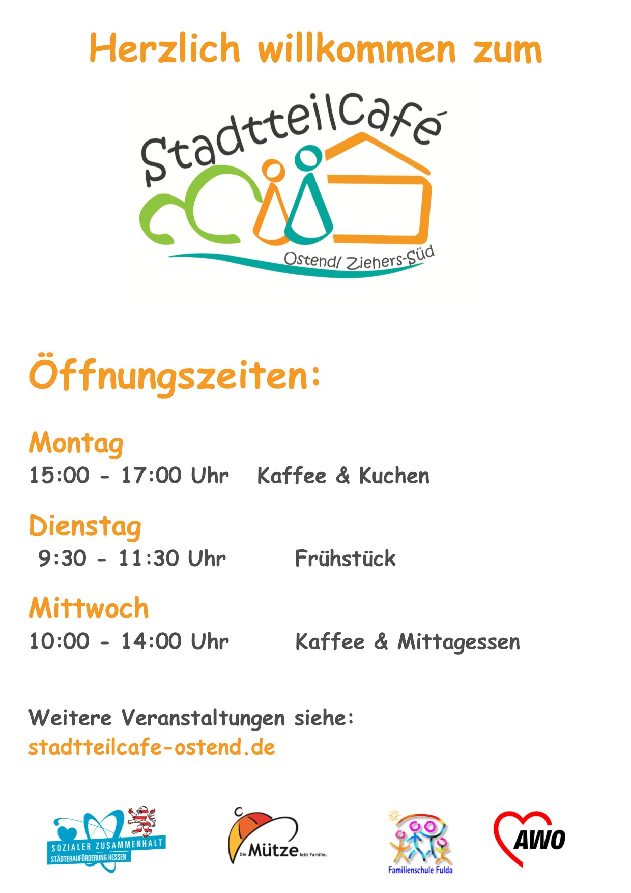 Stadtteilcafé Öffnungszeiten