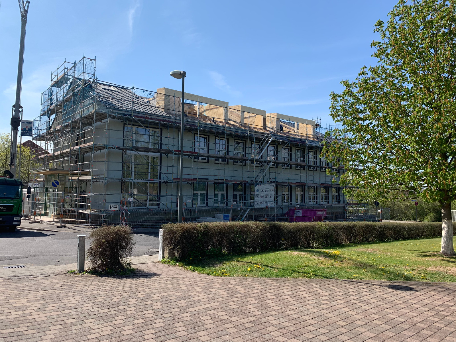 Baustellenbesuch Gallasiniring 30 - 23.04.2020