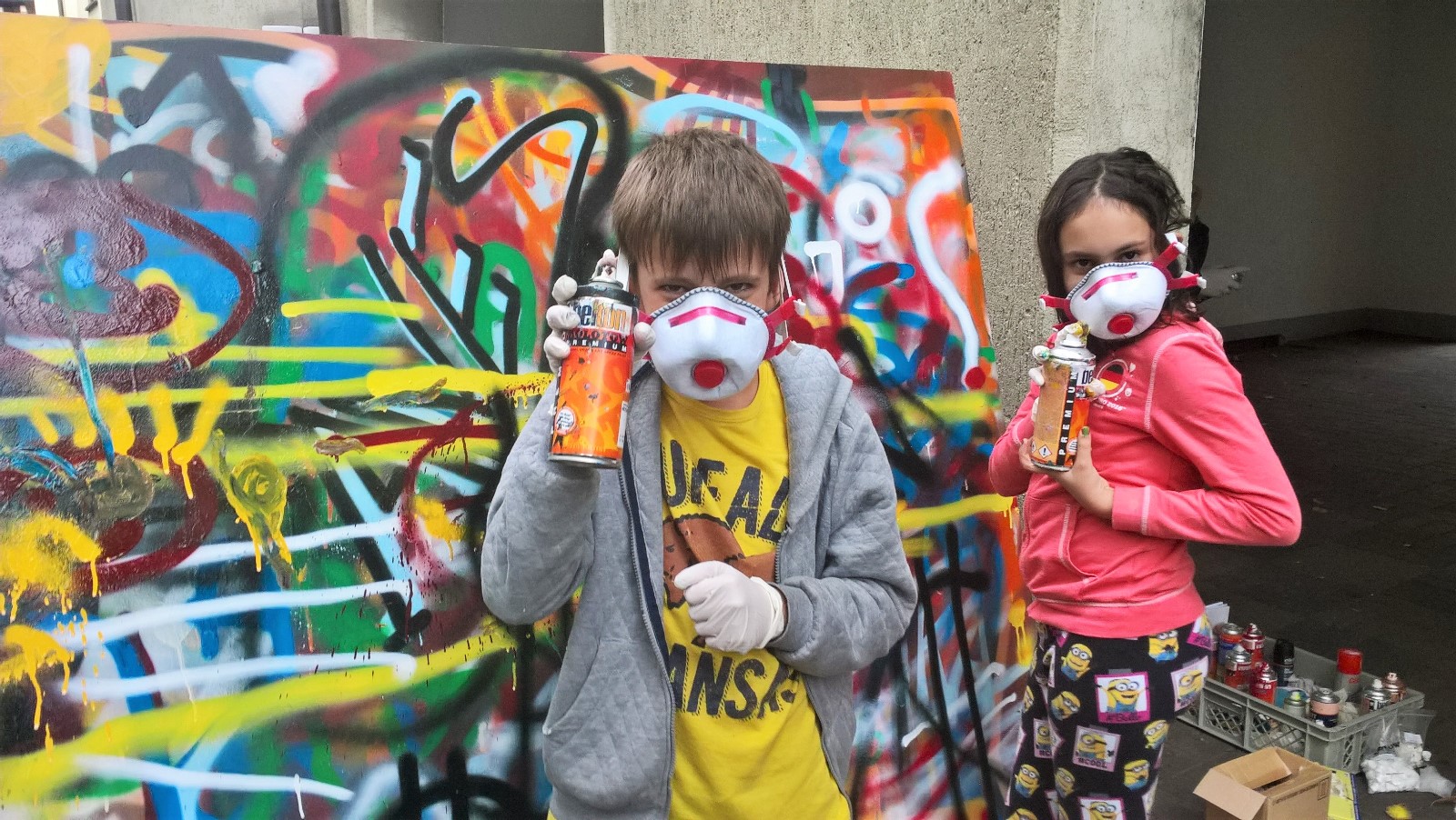 Graffiti-Aktion 14.-15. Oktober 2016