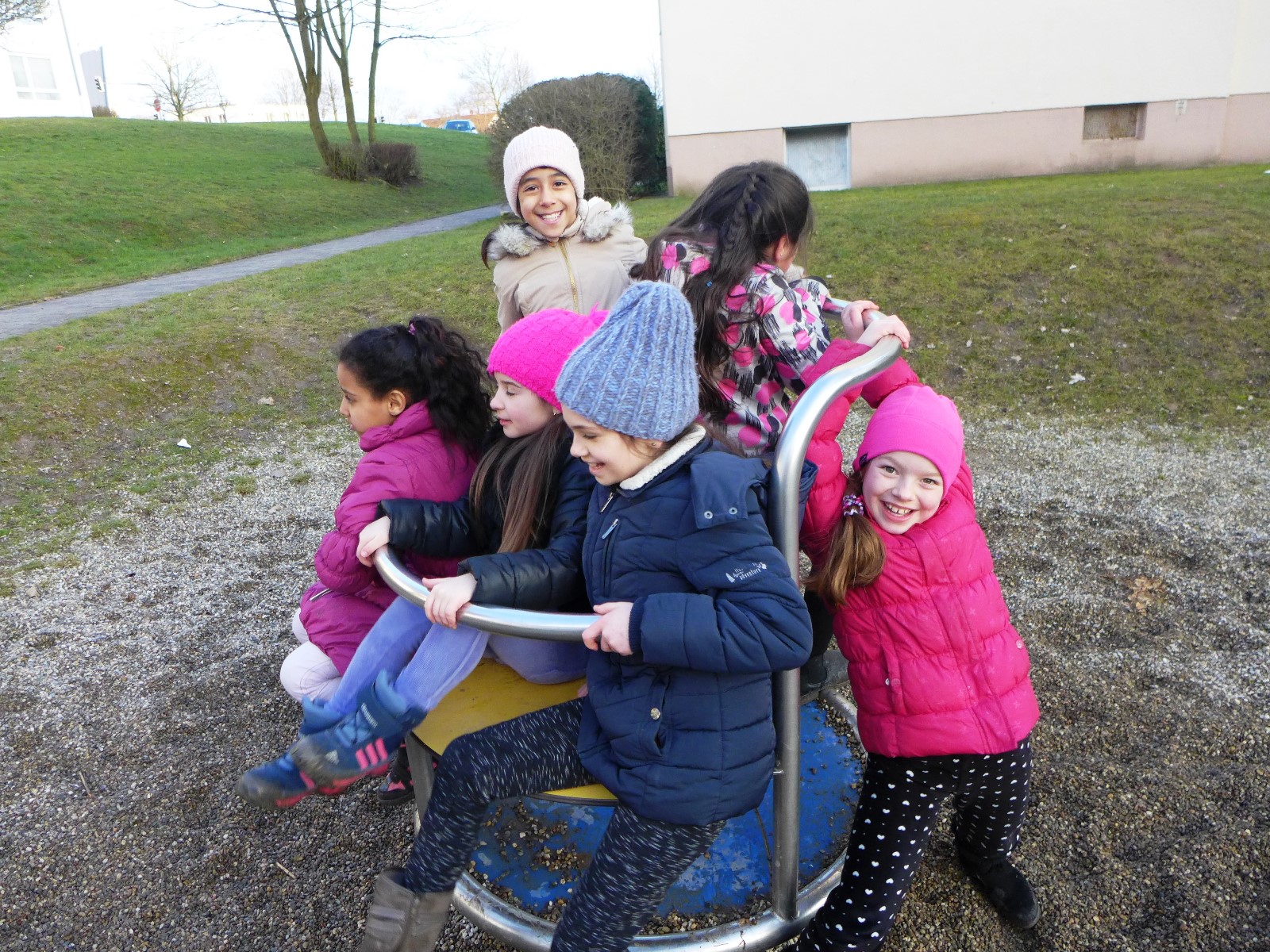 Unterwegs haben wir einige Spielplätze entdeckt