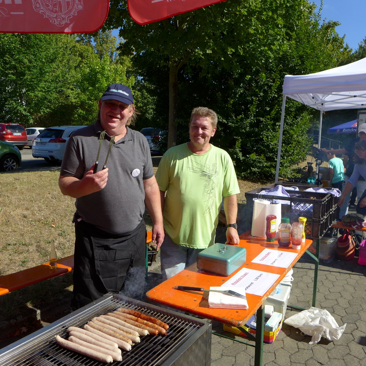 Grillstand vom Bewohner-Treff/ Stadtteilbüro
