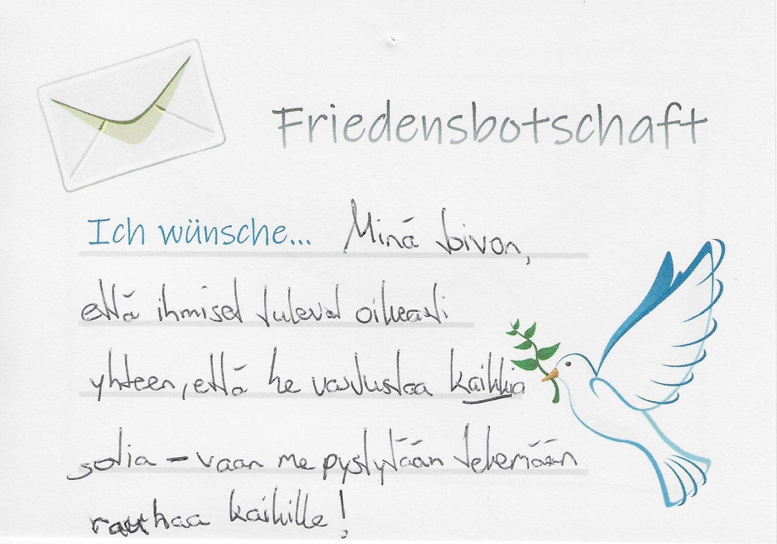 Friedensbotschaft (3)
