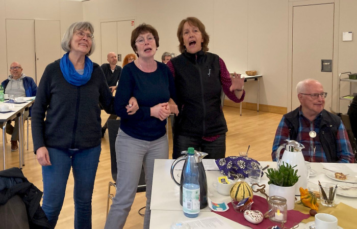 Die Stimmung wurde immer lockerer