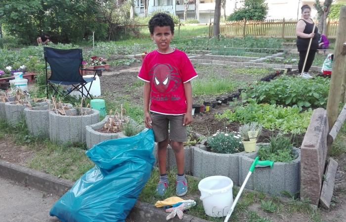 Im Innenhof Dientzenhoferstr.