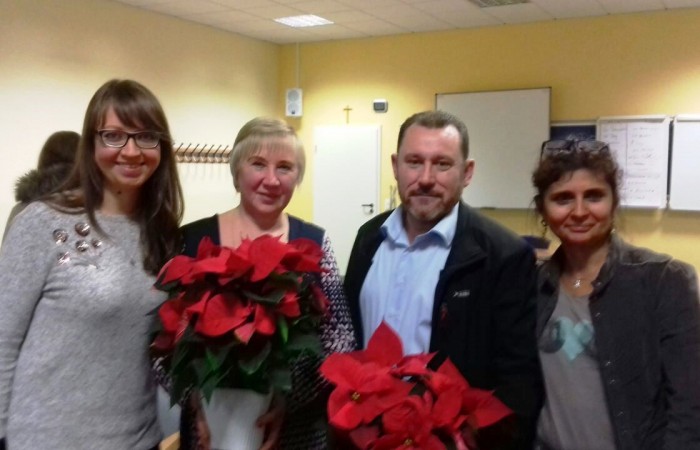 Ehrung der Aktiven_Tatjana, Johann mit Iryna und Adriana_28.11.2017