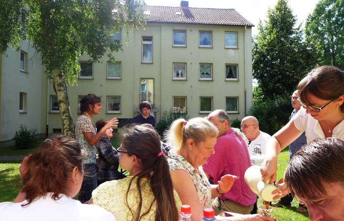 Innenhof-Café 21. Juni 2018