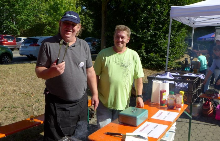 Grillstand vom Bewohner-Treff/ Stadtteilbüro